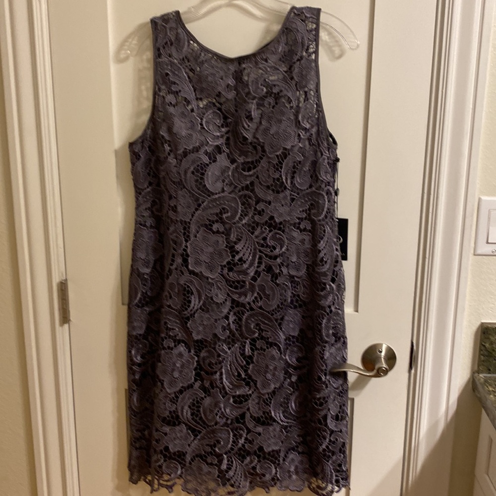 NWT grey lace dress